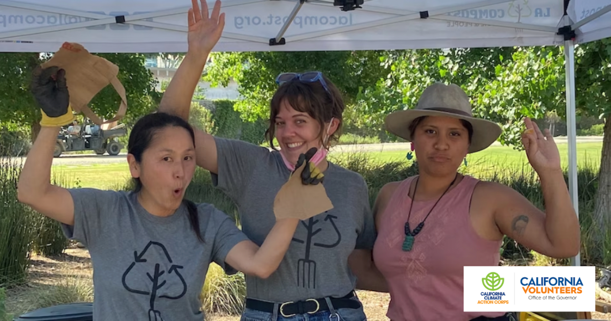 Food Scraps Collection LA River Farmers' Market · LA Compost